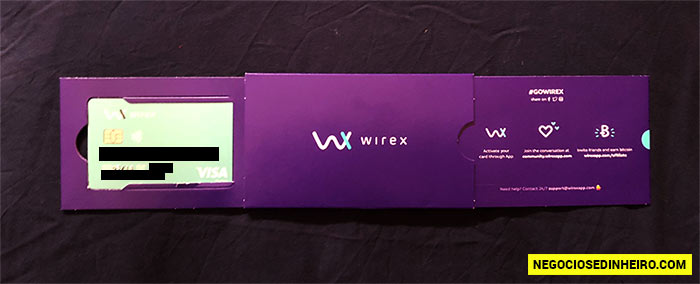 Cartão Bitcoin Wirex Grátis