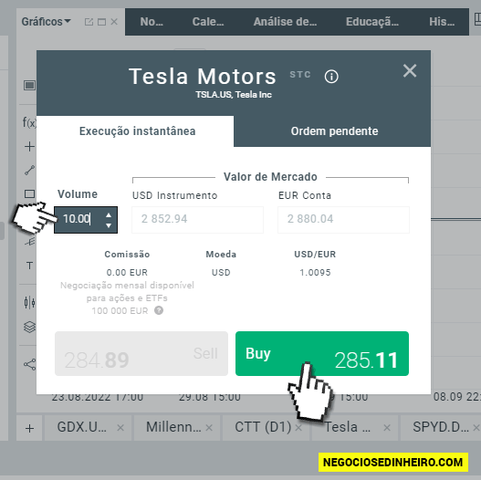Como comprar ações Tesla