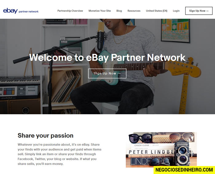 eBay Partner Network, o programa de afiliados do eBay