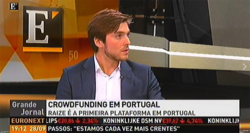 Plataforma de crowdfunding Raize em destaque no Diário Económico